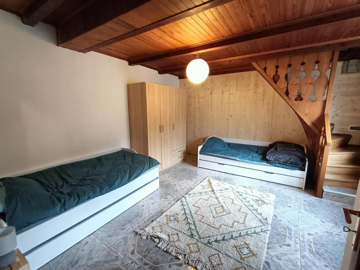 Appartement Cozy 100M2 Dans Chalet Savoyard Magland Exterior foto