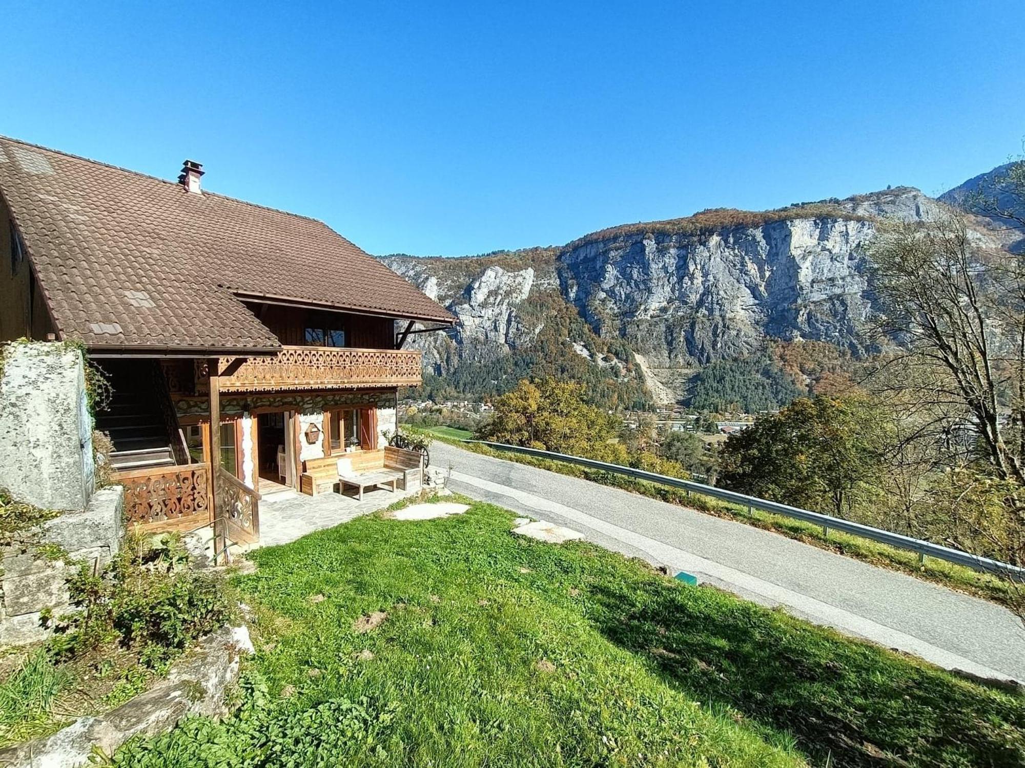 Appartement Cozy 100M2 Dans Chalet Savoyard Magland Exterior foto