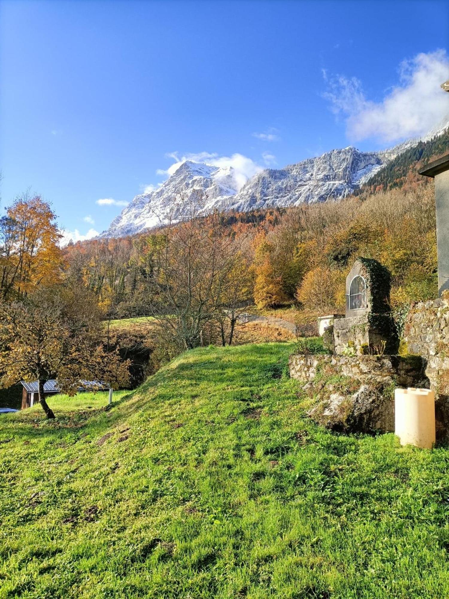 Appartement Cozy 100M2 Dans Chalet Savoyard Magland Exterior foto